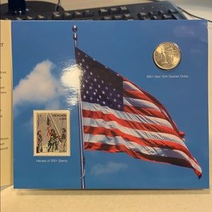 HEROES OF SEPTEMBER 11, 2001 COIN AND STAMP SET